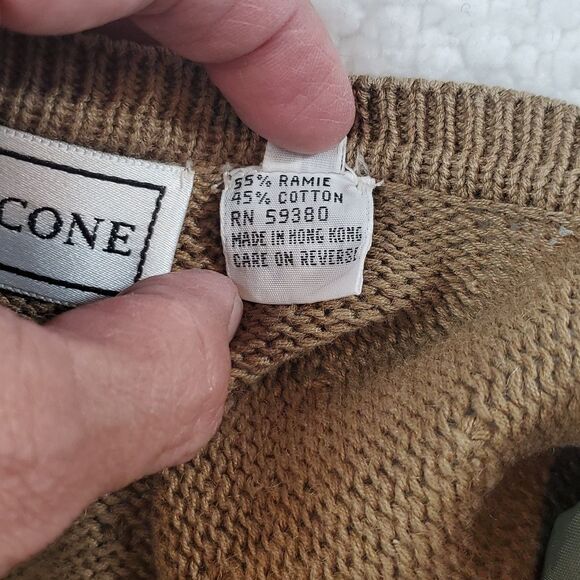 Evan Picone Vintage Cropped Embroidered Sweater Large - Picture 16 of 17